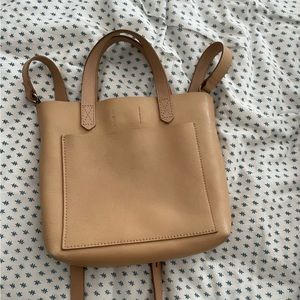 Madewell - The Small Transport Crossbody - Nude / Warm Hickory